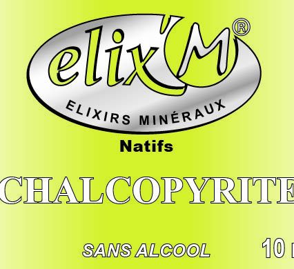 Elixir minéral natif, chalcopyrite sans alcool - AB SANTE, le conseil, le prix, la qualité !