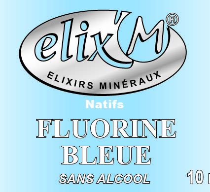Elixir minéral Fluorine bleu - France - Phytominero
