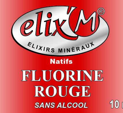 Elixir minéral Fluorine rouge - France - Phytominero
