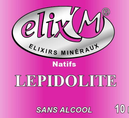 Elixir minéral lépidolite - France - Phytominero