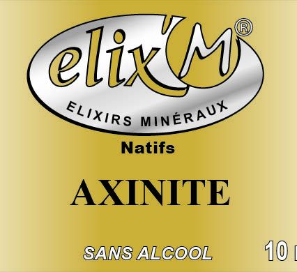Elixir minéral natif Axinite 10 ml sans alcool - AB SANTE, le conseil, le prix, la qualité !